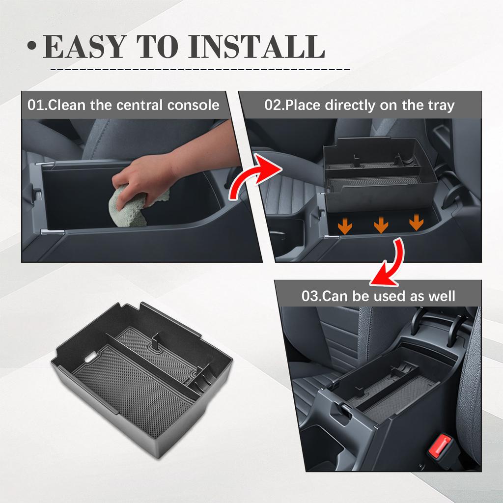 Center Console Storage Box Tray For Kia K4 2025 Armrest Storage Organizer Middle Center Console Interior Secondary Accessories