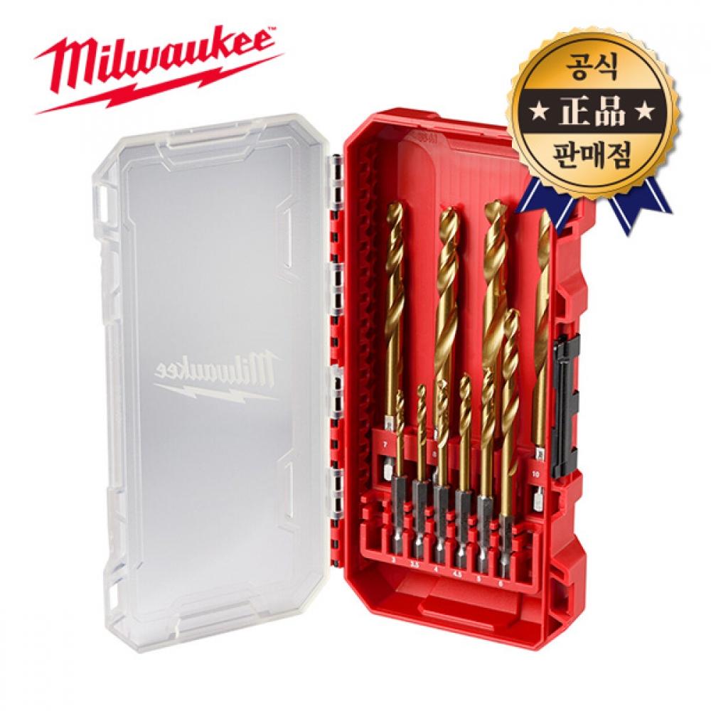 

Набор титановых сверл Milwaukee 48 89 4859, 10 шт., шестигранная ударная дрель