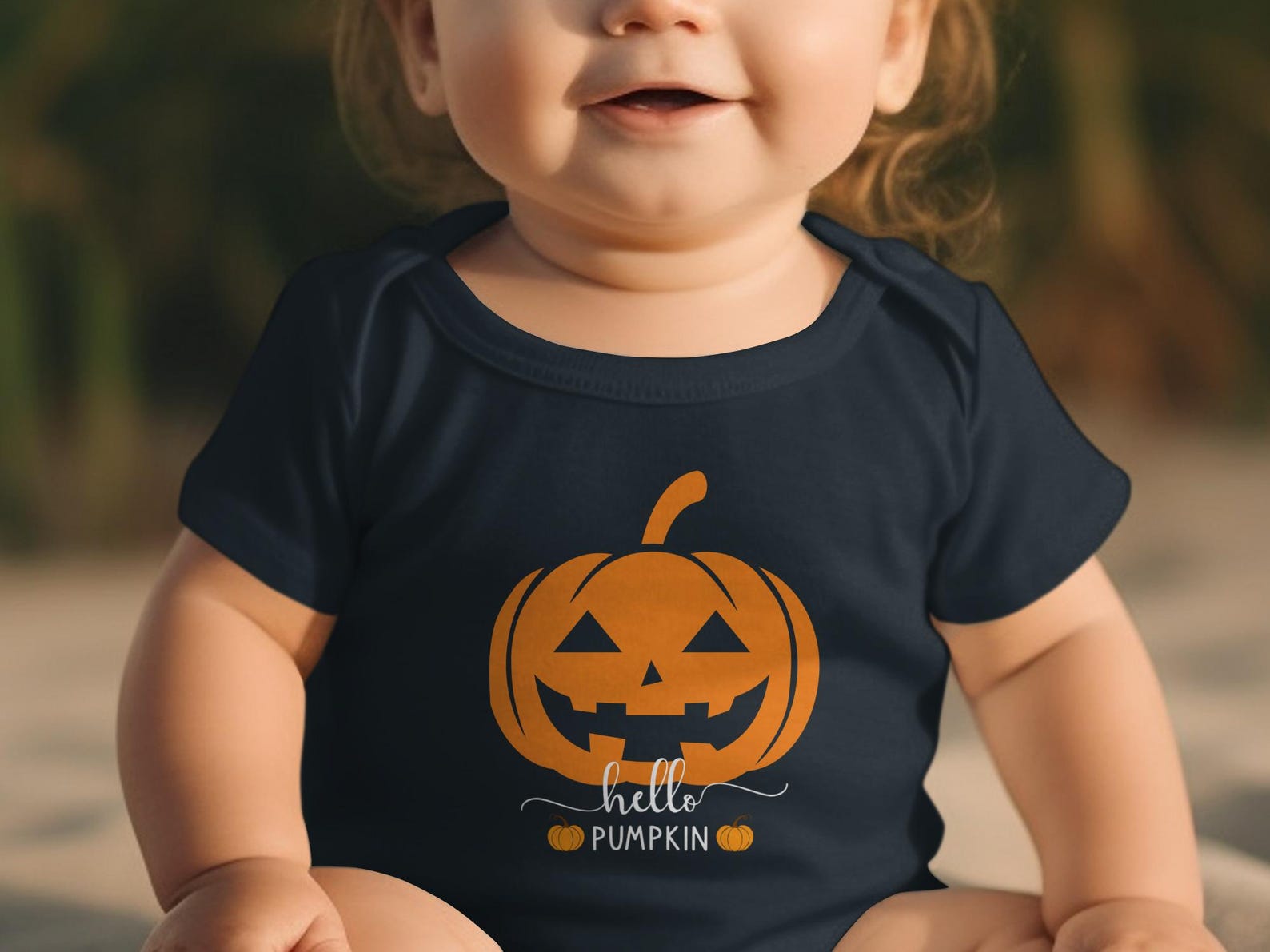 Friendly Jack O Lantern Halloween T-Shirt | Kids Pumpkin Fall Graphic Tee 4XL