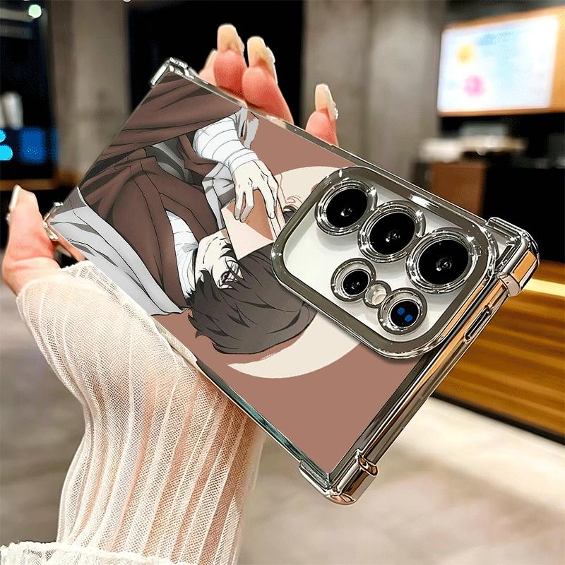 Bungo Stray Dogs Dazai Plating Phone Case For Samsung Galaxy S24 S25 FE S26 Edge S23 Ultra S22 S21 Plus S20 Anti-Fall Airabag Co