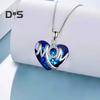 Collier pour femme avec pendentif cœur scintillant, longueur réglable, cadeau de fête des mères, accessoires de bijoux