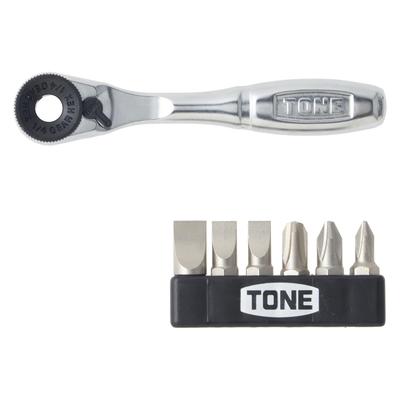 TONE Bit Ratchet Set BR6S Bit Insertion Contents 7 Items