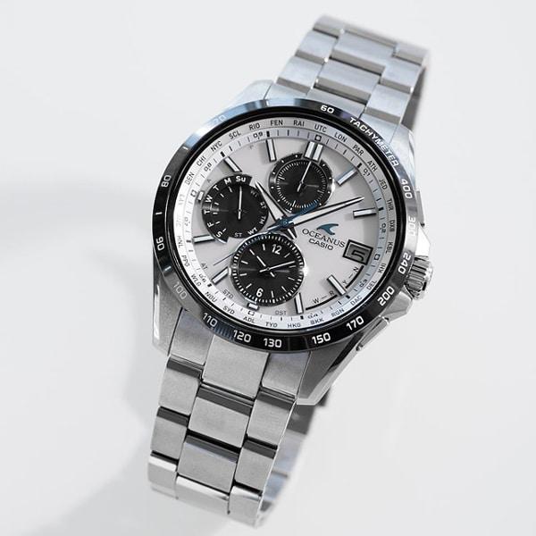 CASIO Men's OCEANUS OCW-T2600J-7AJF [OCEANUS CLASSIC LINE] Round Watch Silver Titan