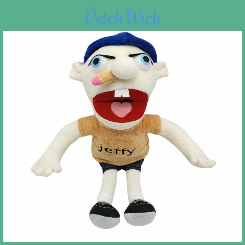 Jeffy 40cm Plüschpuppe Mit lustigen Bewegungen und realistischem Design Für das Rollenspiel und Geschichtenerzählen von Kindern