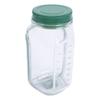Portable Salad Jar with Leakproof Dressing Compartment Vertical Layering Side Open Reusable Salad Container for School