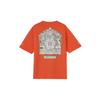 Jordan X Shelflife Logo Patch Crew Neck Short Sleeve T-Shirt Men Tops Orange DV7001-819