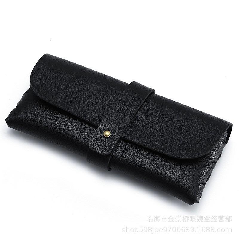 Portable Leather Sunglasses Case - Minimalist & Premium Eyewear Storage