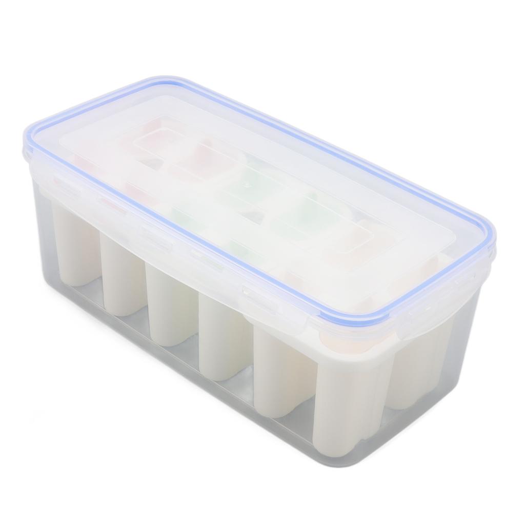 3pcs Ice Lolly Stick Molds PP Food Grade Reusable 12 Sticks Ice Cream Maker for Milk Yogurt Pudding