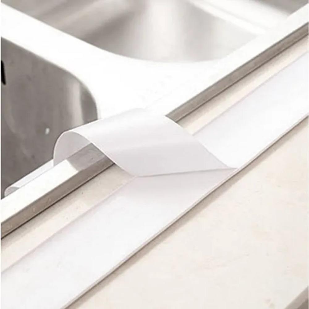 1 Stück 3,2 m x 3,8 cm Küchen-Badezimmer-Spülbecken-Dichtungsstreifenband Wasserdicht Langlebig Selbstklebendes Streifenband