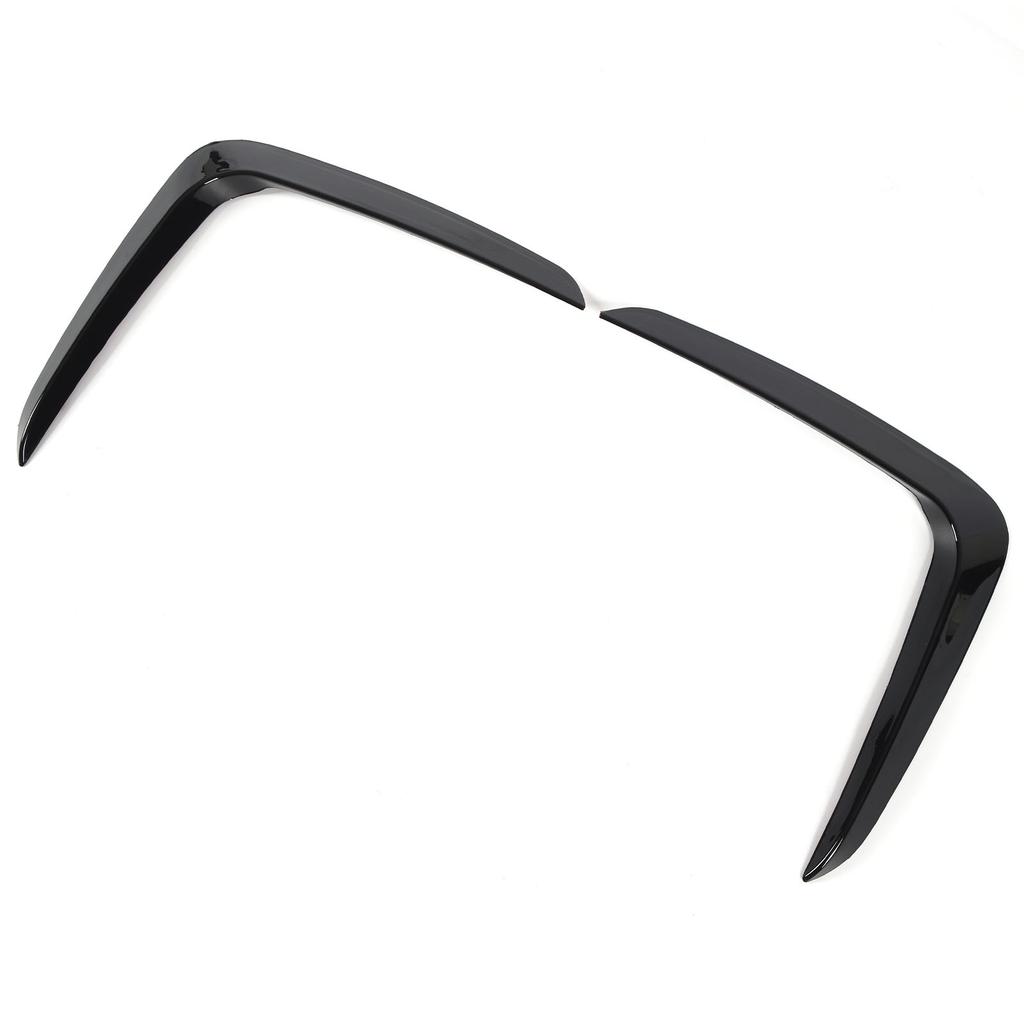 2Pcs Front Bumper Air Vent Trim Glossy Black Left And Right Spoiler Trim For X3 X4 G01 G02 M Sport 2018 to 2021