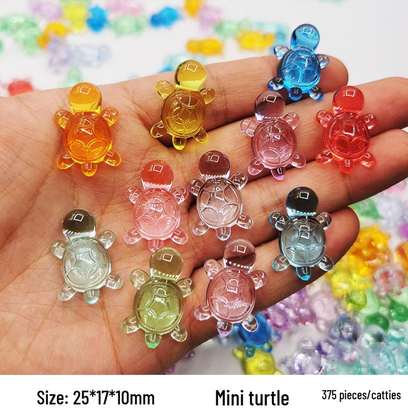 Colorful Mini Acrylic Milk Bottle Cartoon Ornaments - Cute Handmade DIY Decorative Accessories