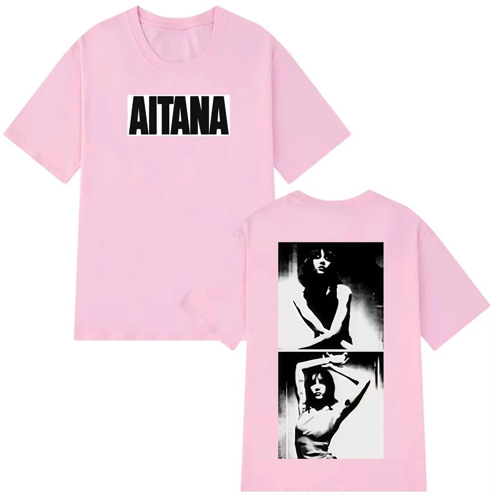 2026 Hot Sale Singer Aitanas Print TShirts Unisex Women Short Sleeve Vintage T Shirt Summer Cotton Fashion Hiphop Loose Tshirts