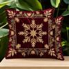 Santa Claus Christmas Pillow Cover Cartoon Print Throw Pillow Case New Holiday Pillow Cover  Sofa