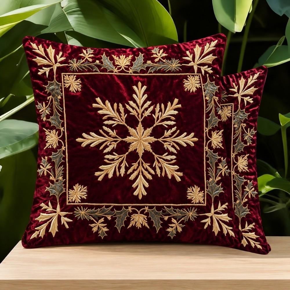 Santa Claus Christmas Pillow Cover Cartoon Print Throw Pillow Case New Holiday Pillow Cover Sofa