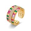 Ring - LUXENTER - Ulethel - 18-karat Yellow Gold - Multicolored Zirconium - Width 11 Mm
