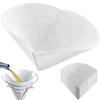 120/30pcs Filter Paper Fryer Oil Filter Cone Filters Cooking Oil Filter for Kitchen Cafes Food Maple Syrup Non-Woven Cones Leach6