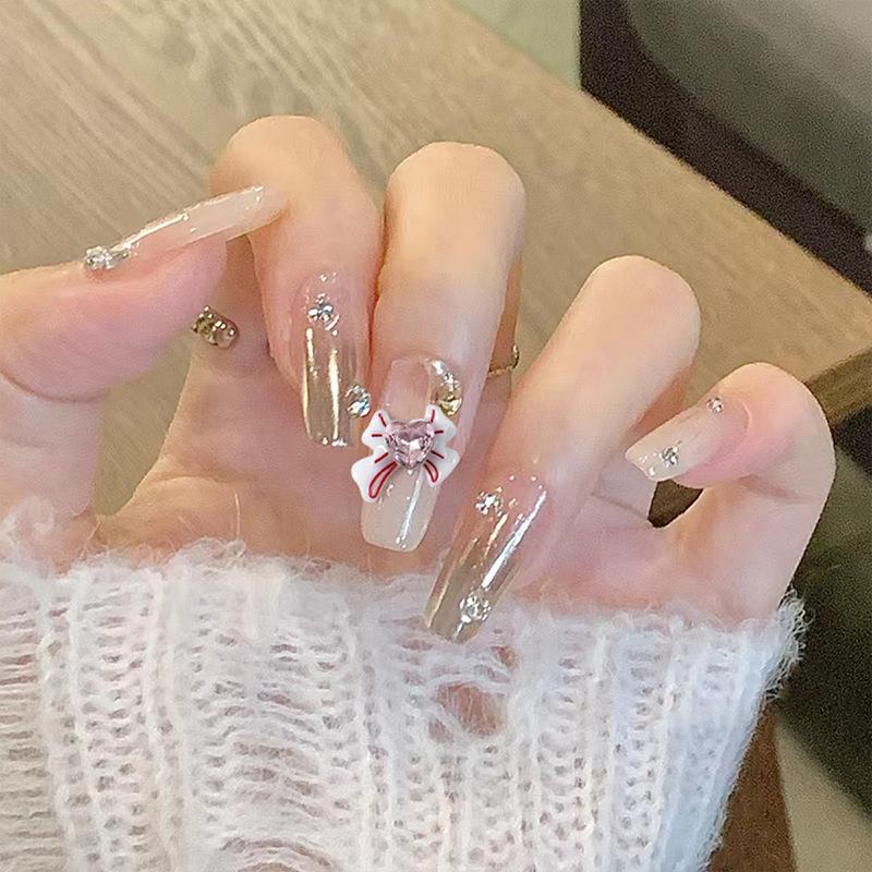 50Pcs Nail accessory - bow-shaped Nail accessory -shaped resin bow for nails Nail accessory
