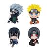 Naruto Anime Figure Toys Kakashi Action Figure Q Version Kawaii Sasuke Itachi Figurine Car Decoration Collection Model Toy