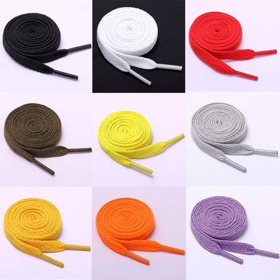 5Pair Shoelace Flat Popular Sports Shoes Laces Casual Canvas Polyester Shoelaces