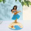 Car Solar Moving Head Ornament New Fashion Solar Powered Dancing Doll Girl Swinging Animated Bobble Dancer Toy Car Decoration