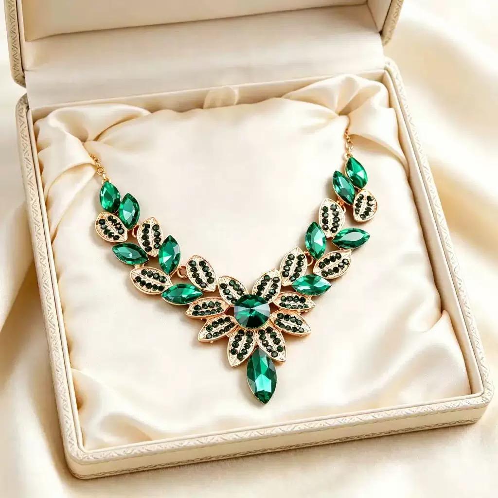 Exaggerated Statement Necklace For Women Bohemian Multicolor Stone Necklaces Big Discount Fashion Jewelry Clearance Sale