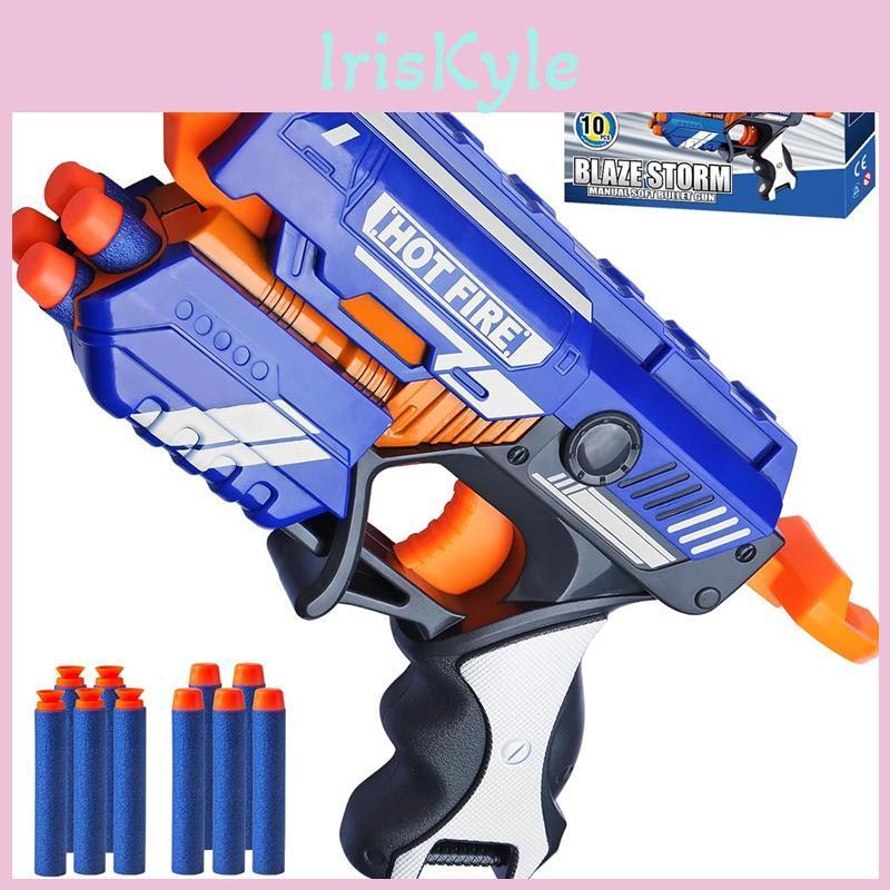 Bullets Toys Soft Manually Guns Blasting Gun Toys With 10pcs Foam Darts Toy Guns For Boys Girls Kids And Teens