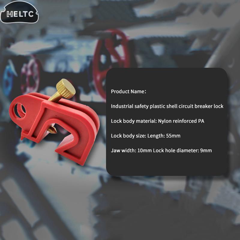 MCCB Circuit Breaker Lockout with Tool-Free Air Switch LOTO Device Safety Lock for Power Repair and Maintenance Task