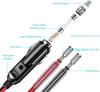 GTIWUNG 2 Pcs Car Cigarette Lighter for /24V Car Cigarette Lighter Extension Cable Cigarette