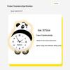 Creative Cartoon Panda Wall Clock