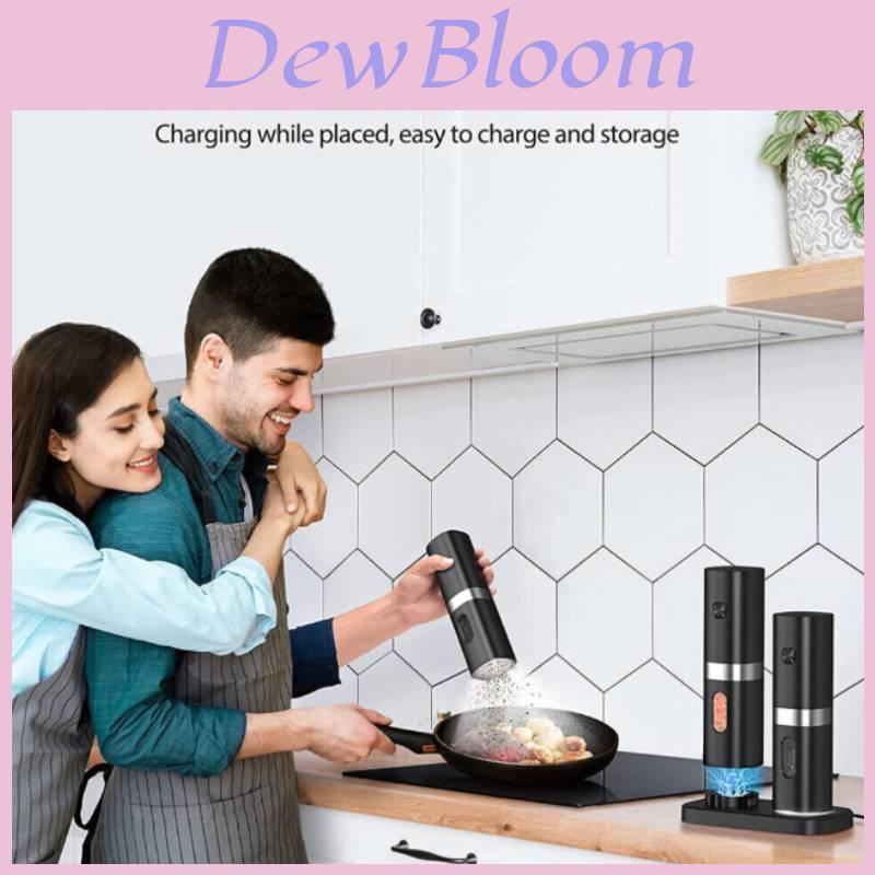 Gravity Sensor Electric Pepper Grinder With Stainless Steel Material For Home Kitchen Fresh Spices