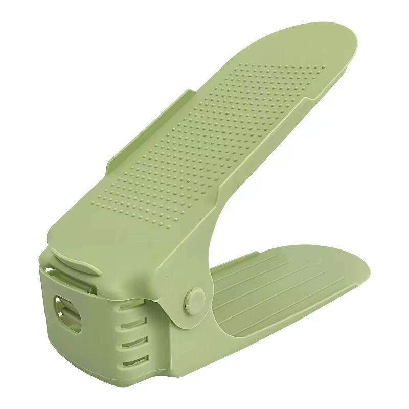 Регулируемая полка для хранения обуви пластиковая креативная полка для обуви органайзер для домашнего хранения в общежитиях 698₽