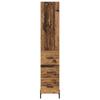 Highboard Reclaimed Wood 34.5 x 34 x 180 cm Particle Board