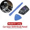Car Gear Shift Knob Panel Cover For BMW 1 2 3 4 5 7Series F01 F02 X1 X3 X5 X6 M3 M5 F30 F32 F48 Interior Modificatio With Logo