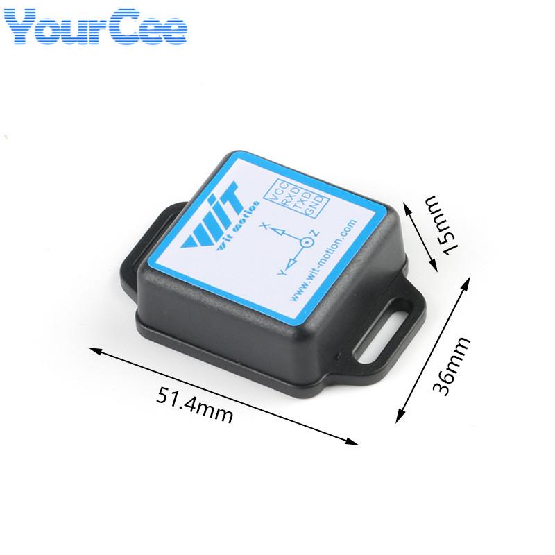 

WT901C WT61PC WT61C до RS485/232/TTL 9/6-осьовий IMU-сенсор Кут нахилу Нахил Нахил Поворот + Прискорення + Гіроскоп + Магнітометр MPU9250 WT901C-RS485
