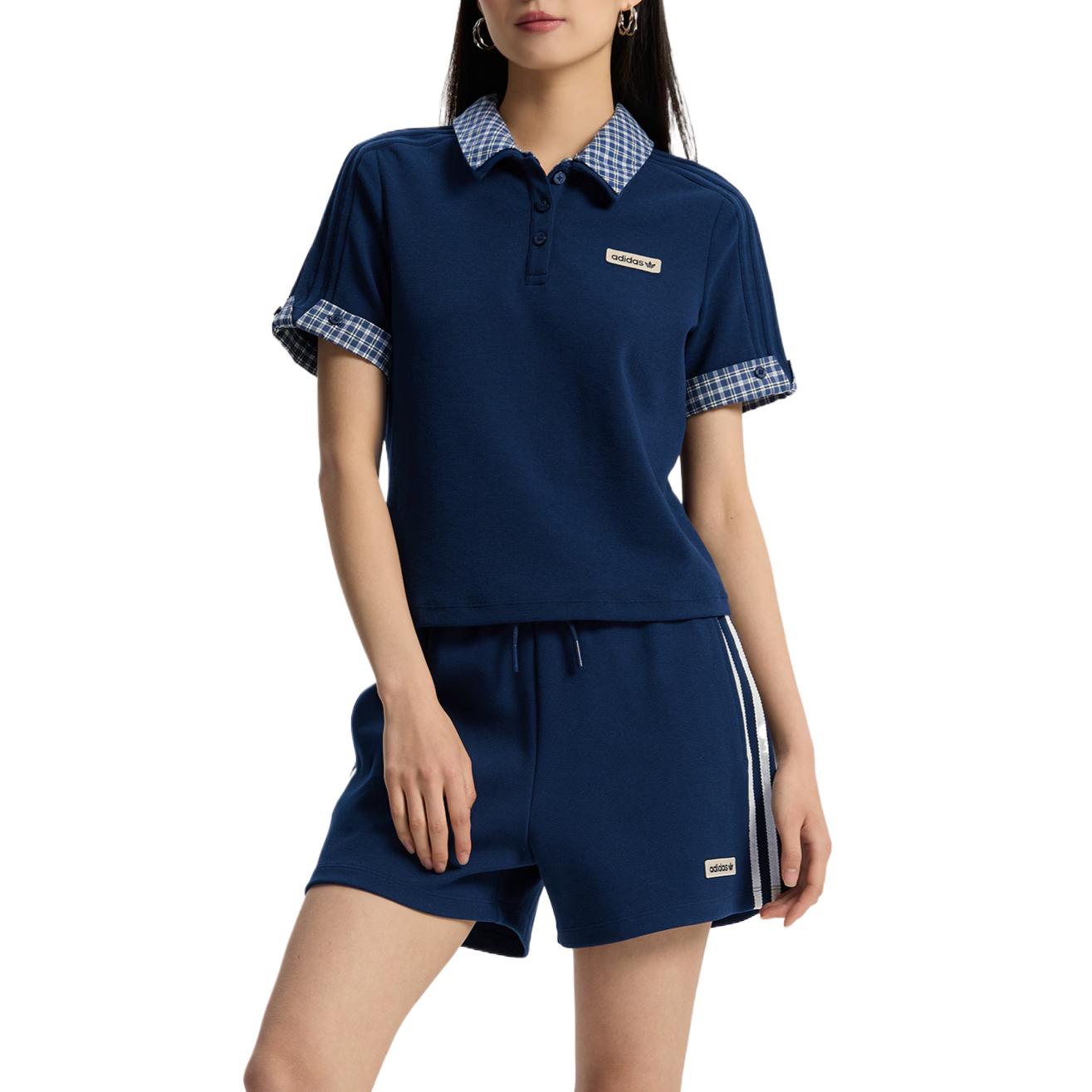 Adidas Originals Soft Short Sleeve Polo Shirt Women tops KU9396 M