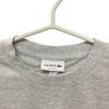 Used [New and unused] [Box/with tags] LACOSTE Outline Clock Crew Neck T-Shirt Heavy Weight Short Sleeve T-Shirt TH5582-99 Gray CCA / Silver Gray 100%