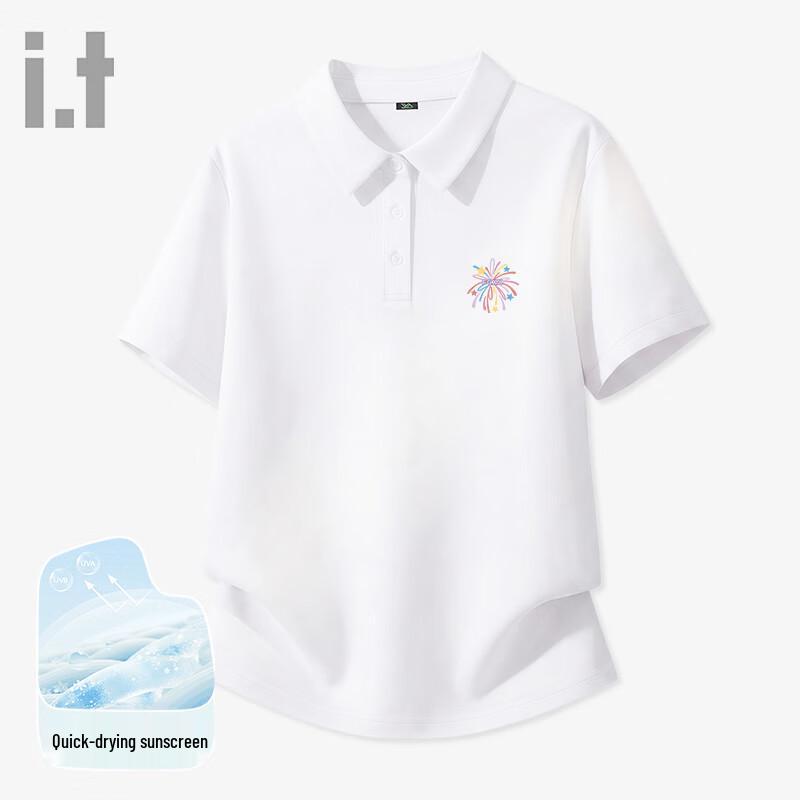 Fingercroxx Women s Ice Silk Quick-Dry Sun Protection Polo Shirt M
