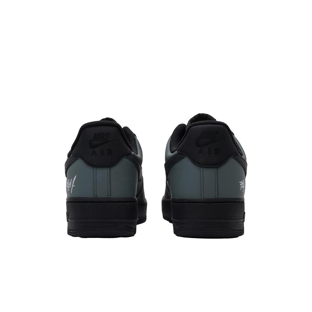 Nike Air Force 1 Pluto Abrasion Resistant Low top Skateboard Shoes Unisex Black CW2288-001(Team1102-)