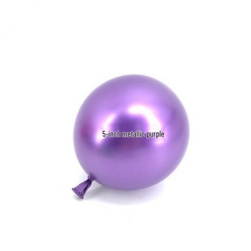 Pearlescent Metal Balloons - 5", 10", 12" for Wedding, Party, Mall Decorations & Anniversaries