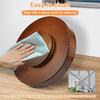 360° Rotating Storage Tray Wooden Lazy Susan Organize Rack Countertop Spice Shelf for Kitchen Snack Food Oil Seasoning Bottle