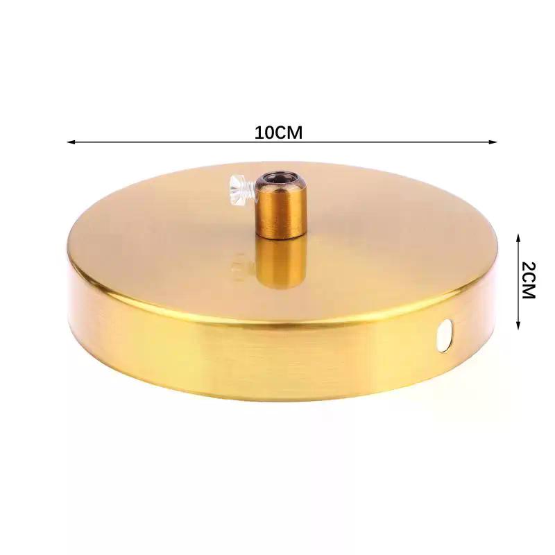 Ceiling Plate Vintage Round 10CM Multiple Colors Lighting Accessories For Pendant Lamp Disc Base Ceiling Canopy