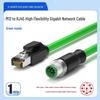 Hengtong Bell M12 to RJ45 High-Flex Industrial Ethernet Cable