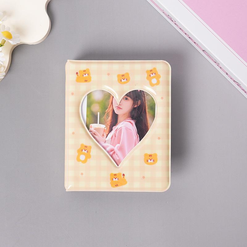 Heart-Shaped 3-Inch Polaroid Photo Storage Album for Small Cards