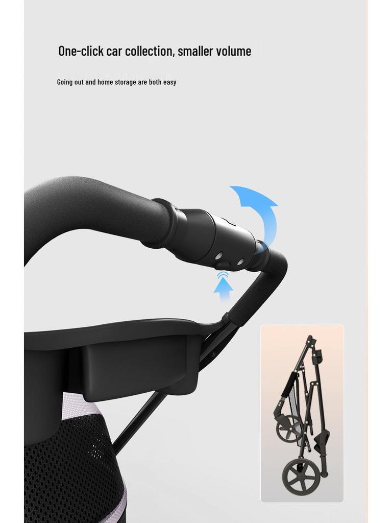 Bello Leichter Faltbarer Haustierwagen für Kleine Hunde und Katzen