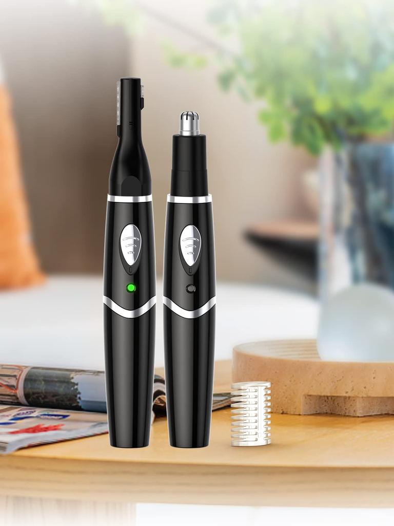 New Eyebrow Shaver for Men and USB Nose Hair Eyebrow Facial Ear Hair Eyebrow IPX7 Low Electric Perfect Gift for Respect for the Aged Includes Eyebrow
