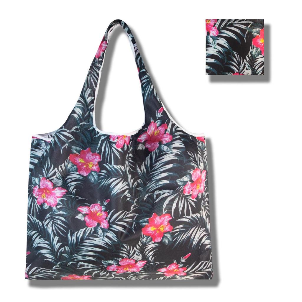 Eco-Friendly Large Capacity Foldable Tote Bag - Creative, Portable, Printed, and In Stock