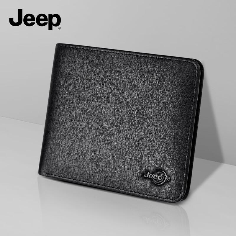 JEEP Men s Short Leather Wallet