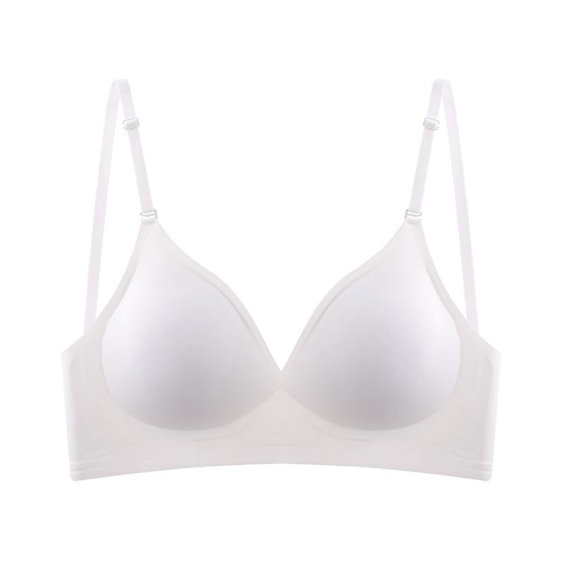 Beautiful Backless Seamless Ice Silk Bra - Women's Thin Summer Wire-Free Push-Up Design