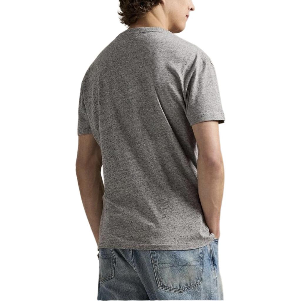 Polo Ralph Lauren Klassisches T-Shirt mit Buchstabenprint, kurzärmelig, Rundhalsausschnitt, Herren Oberteile 710981152-006