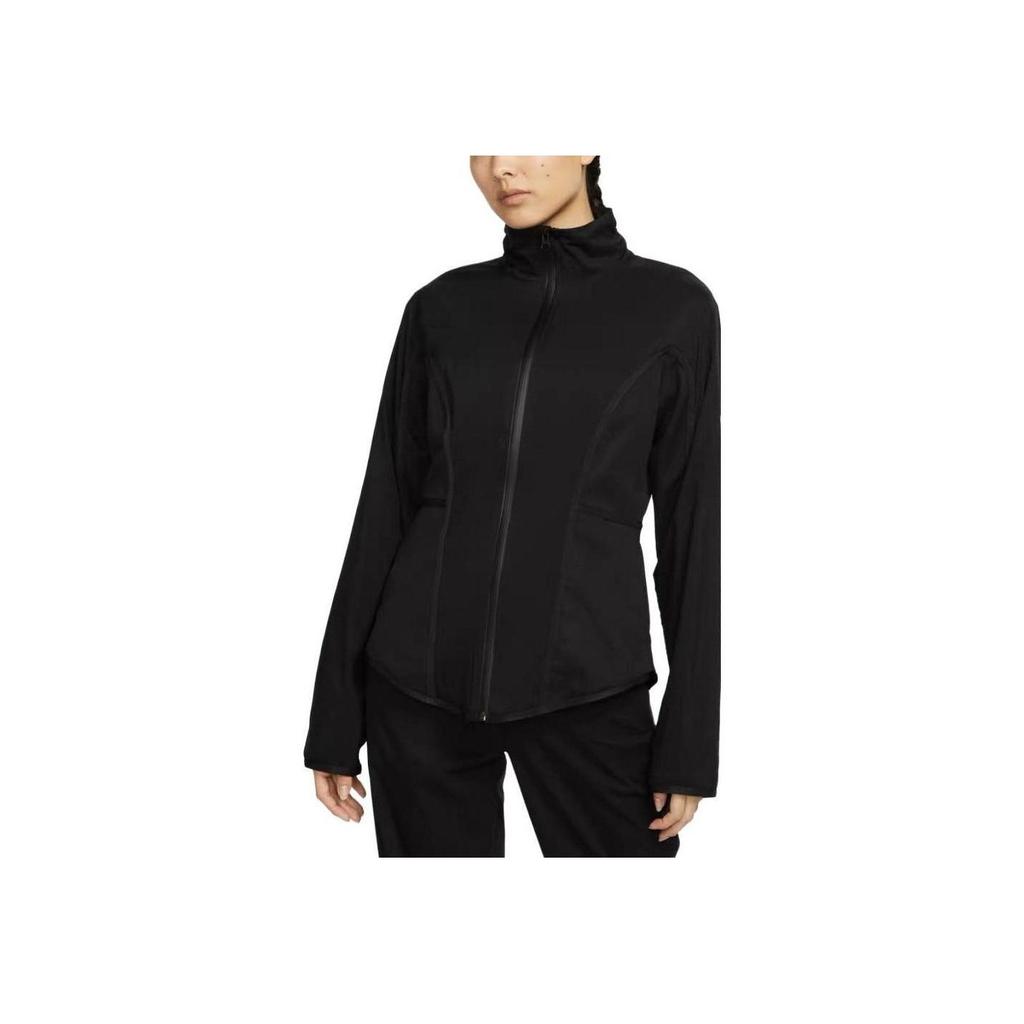 Nike Storm-Fit Run Division Solid Logo Print Running Jacket Women Jacket Black DQ6562-010